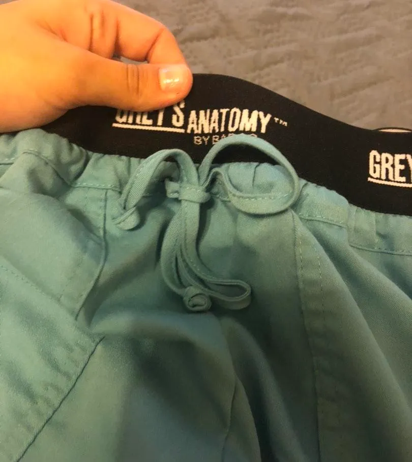 Grey's Anatomy Teal Colored Scrub Bottoms - Image 2