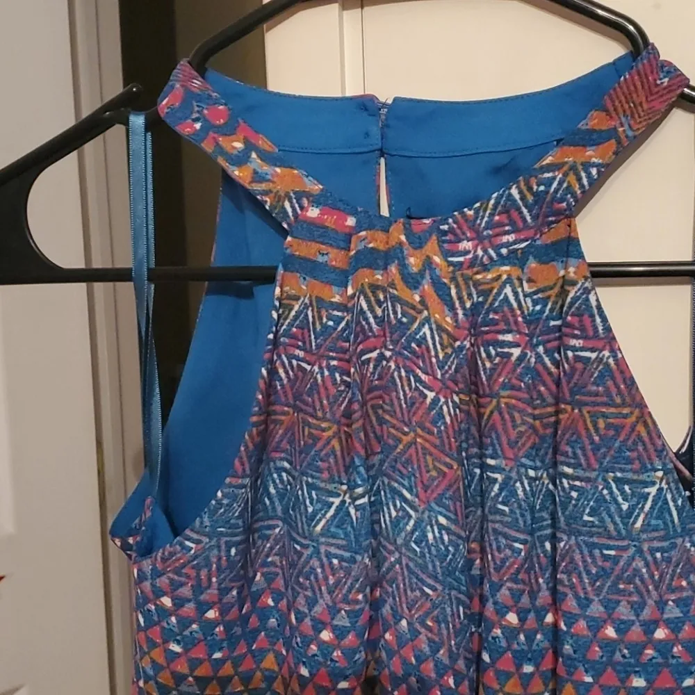 BCBG MAXAZRIA TAPESTRY-PRINT HIGH AND LOW GOWN - Image 3