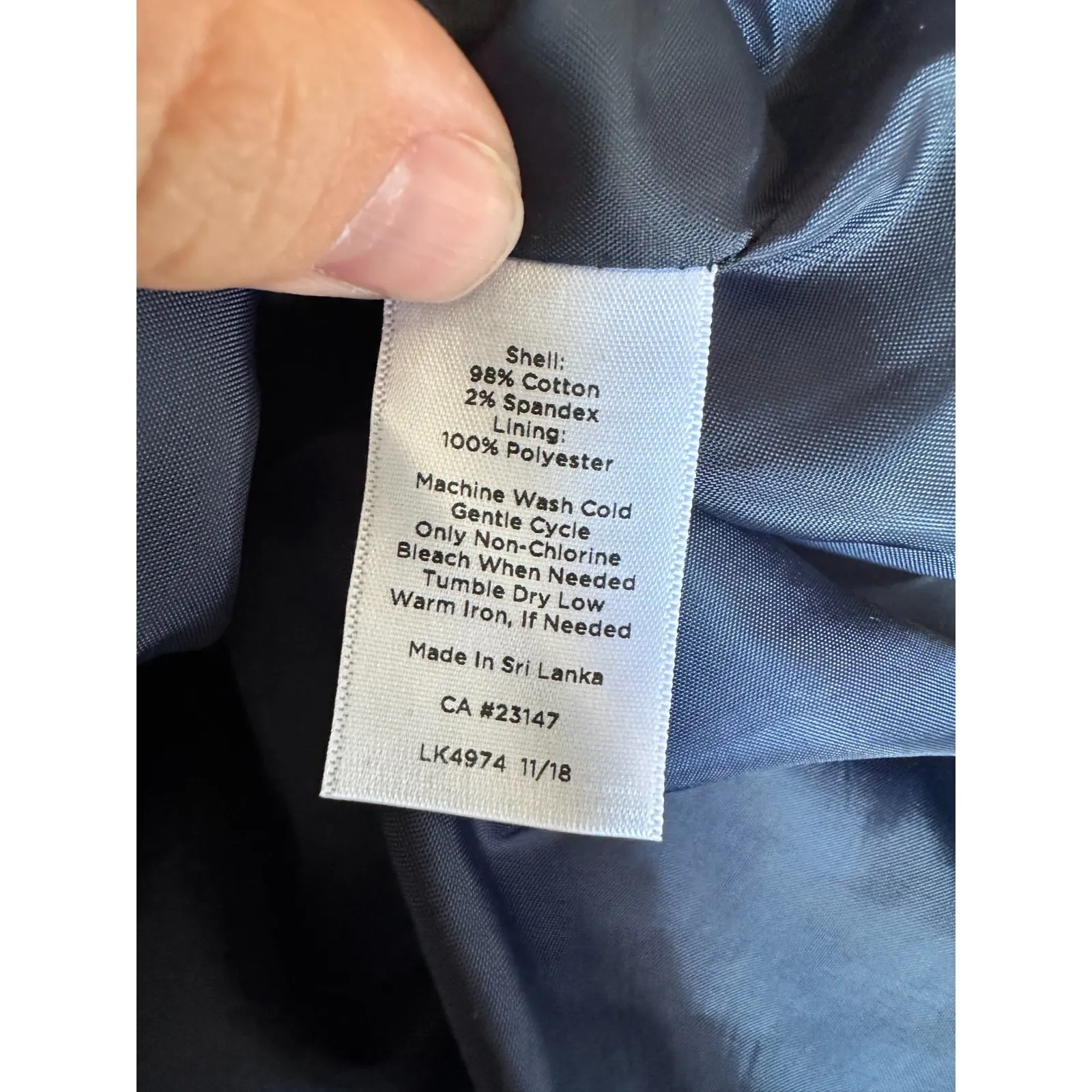 Talbots Skirt Womens 16 Multicolor Stripe Cotton Preppy Classic Career Resort - Image 6