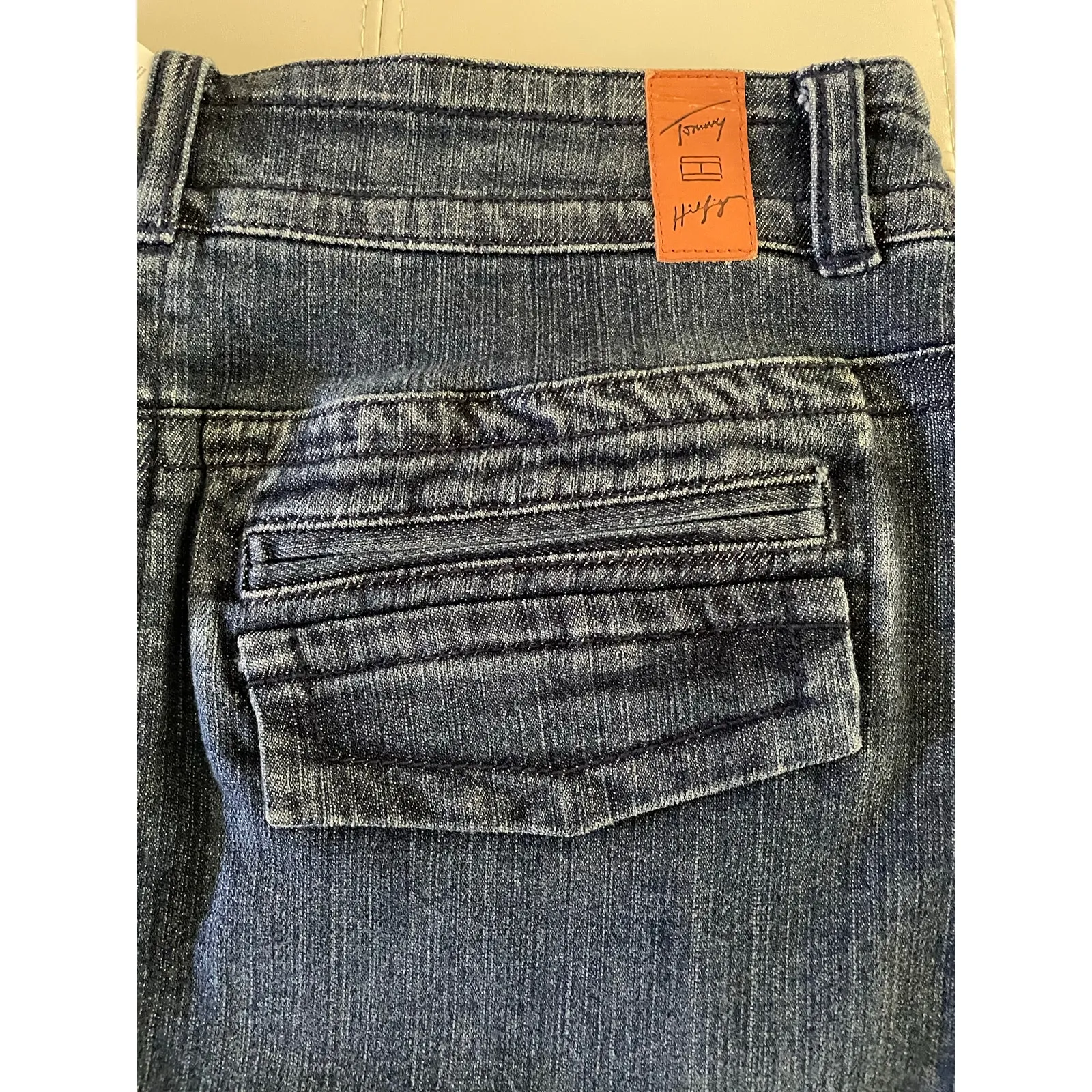Tommy Hilfiger Straight Denim Jean Skirt New with Tag size 6 - Image 9