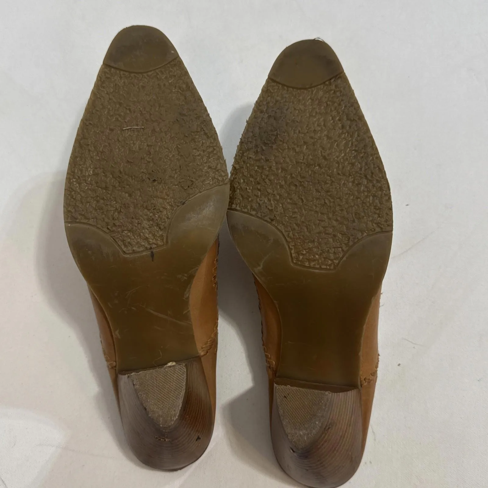 White Mountain Leather Mule Slide Western Shoe Booties Heels Women’s 8.5 - Image 11