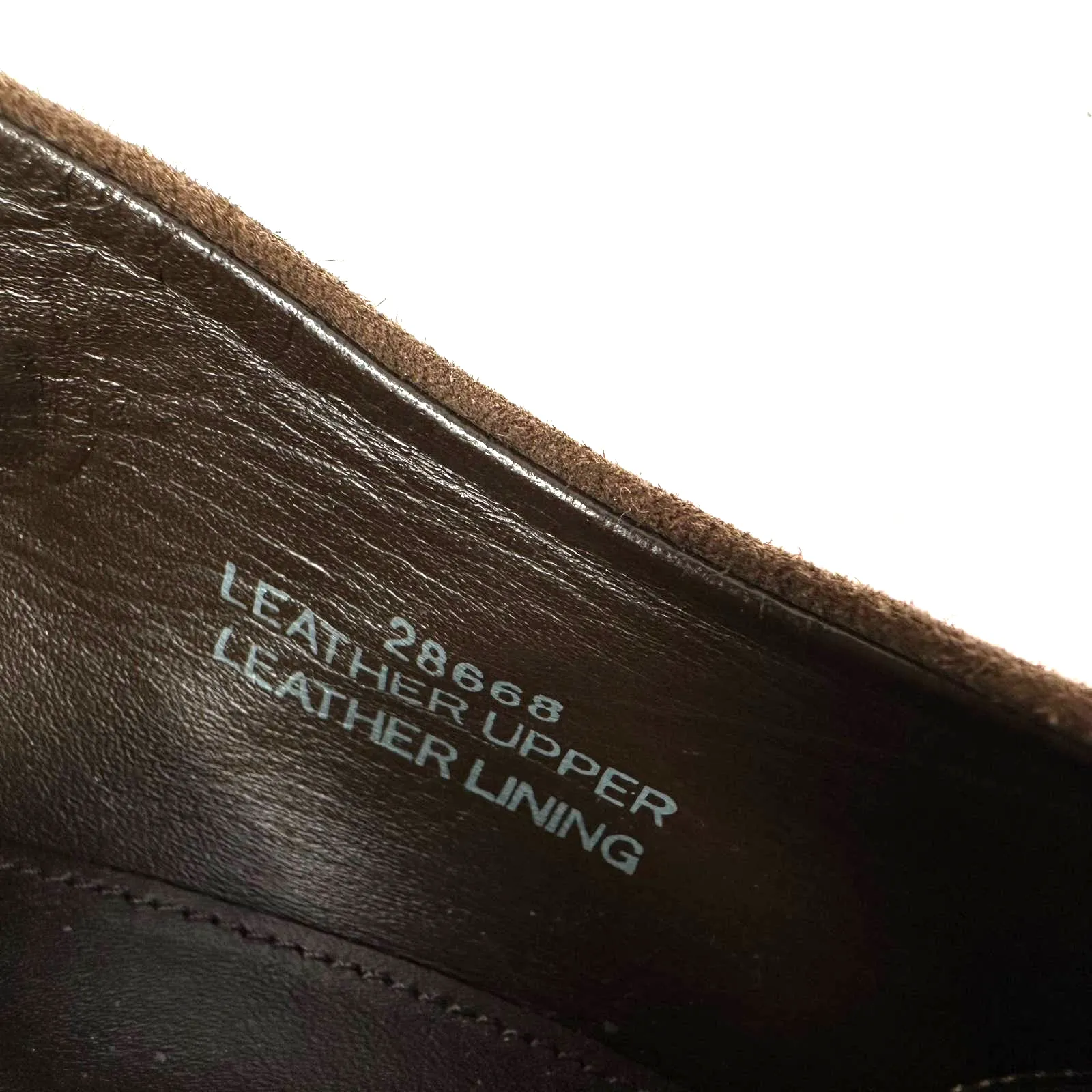 J. Crew size 9.5 heeled booties brown suede leather made‎ in italy 28668 - Image 9