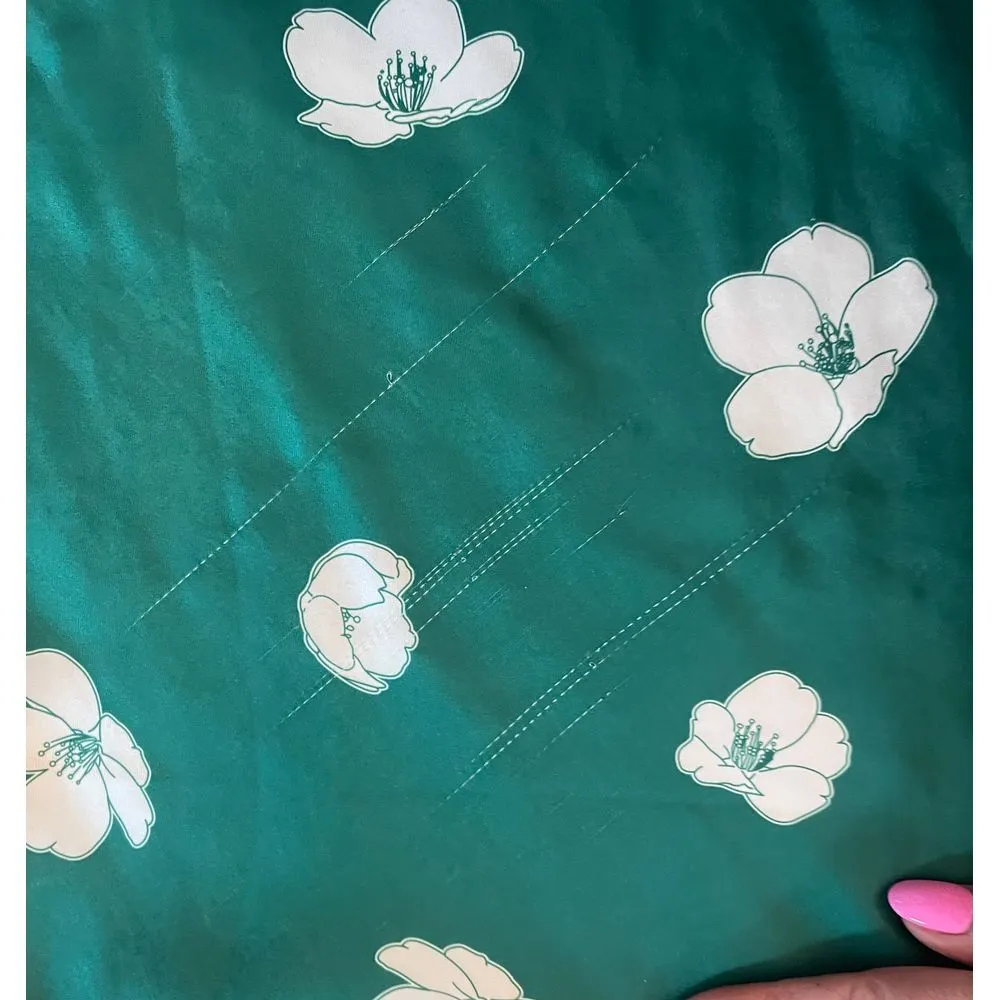 Princess Polly  green silk mini dress size 4‎ - Image 7