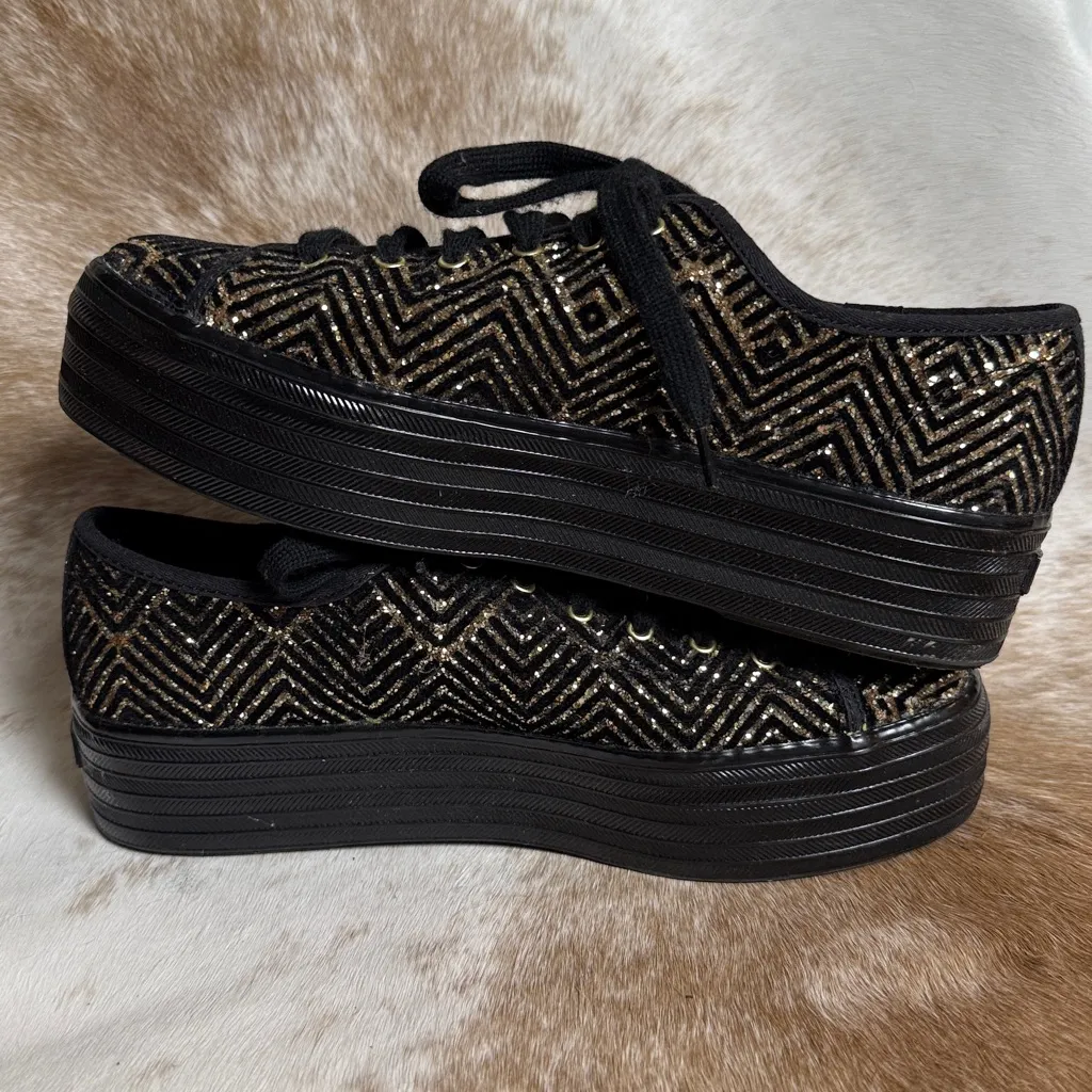 Keds Triple Up Dazzle Platform Sneaker - Women's Sz 9 B13 - Image 8