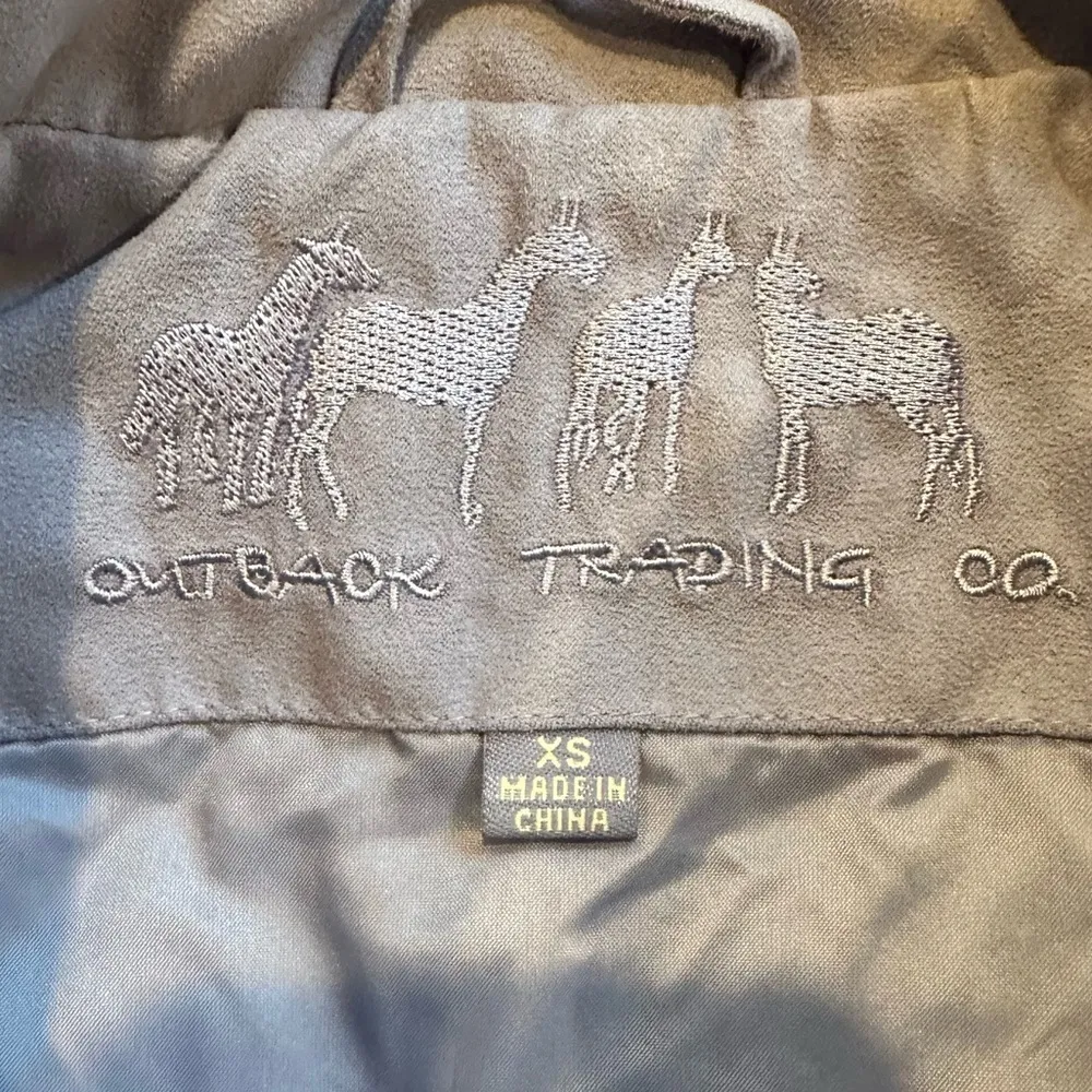 Outback Trading Co. Women's Microsuede Grand Prix Vest Periwinkle Purple Size XS Blue - Image 3