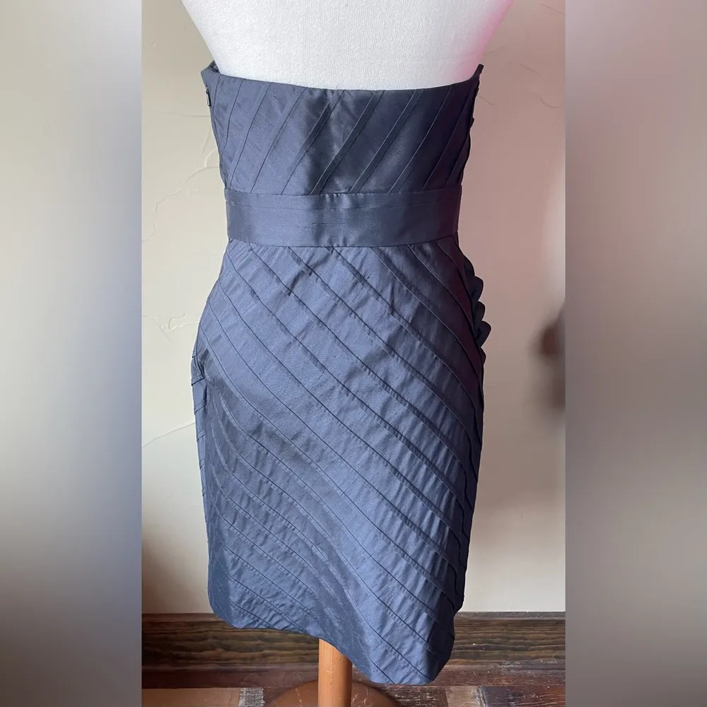 Beautiful Phoebe Couture Black Silk Dress - Image 2