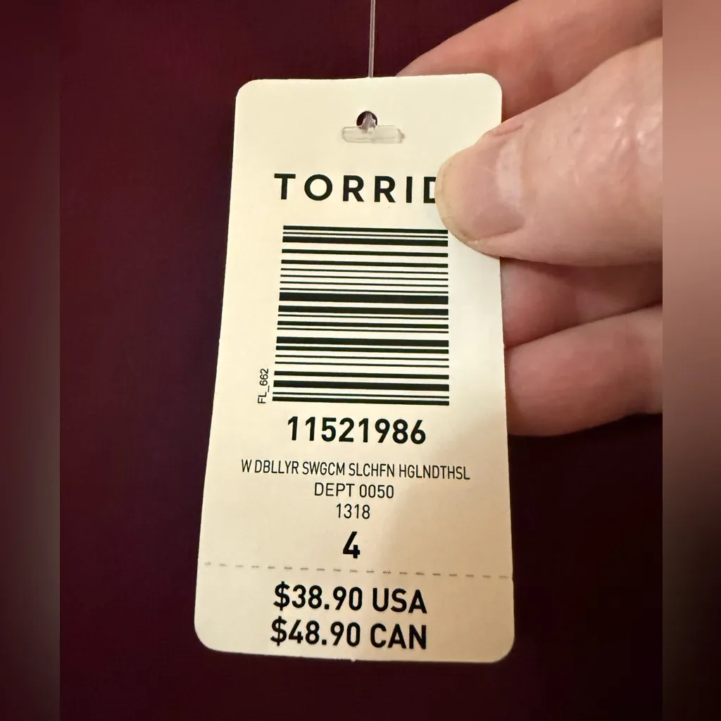 Torrid Sophie Chiffon Swing Cami Purple Pullover Tank Top Sleeveless NWT Size 4 - Image 3