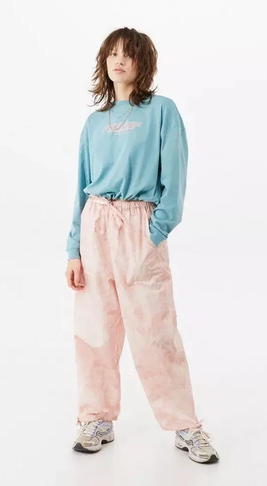 Urban Outfitters UO Dreaming Mind Bubble Hem Long-Sleeve Tee NWT Size S - Image 3