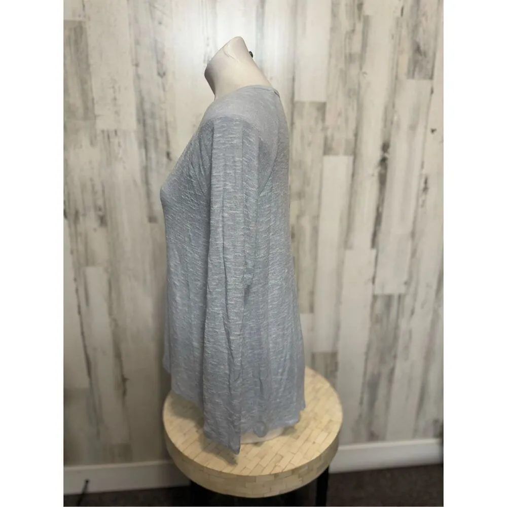 SO cozy knit blue sweater - Image 2