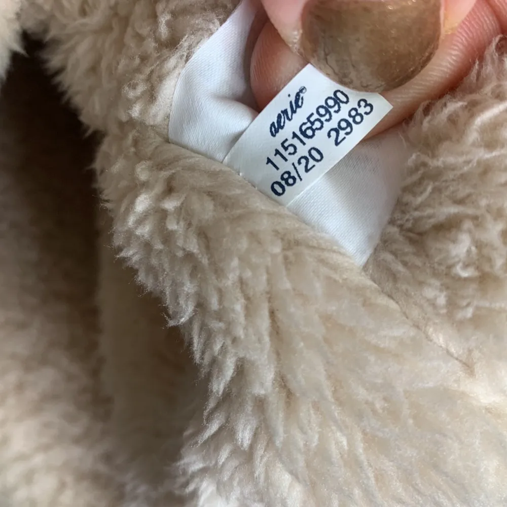 American Eagle Women’s Plaid Shacket Flannel Fleece-lined Jacket NWOT Sz L - Image 7