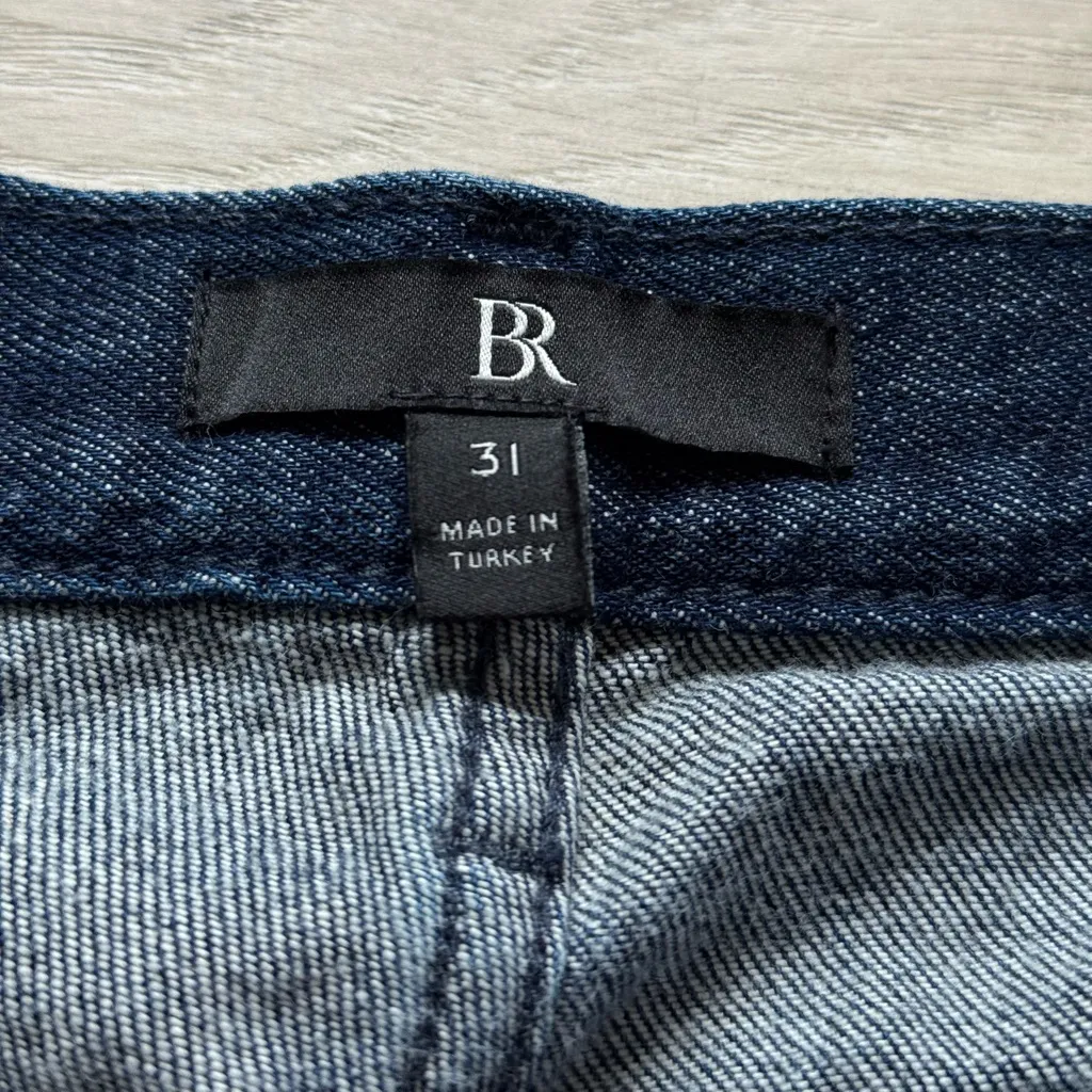 Banana Republic Nesting Slouchy Straight Denim Trouser Jeans | Dark Rinse | 31 - Image 7