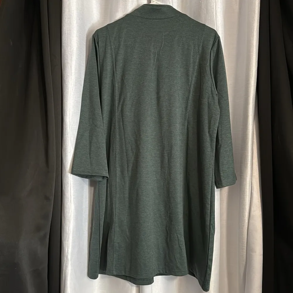 NorthStyle Half Zip Up Green Size XL - Image 3