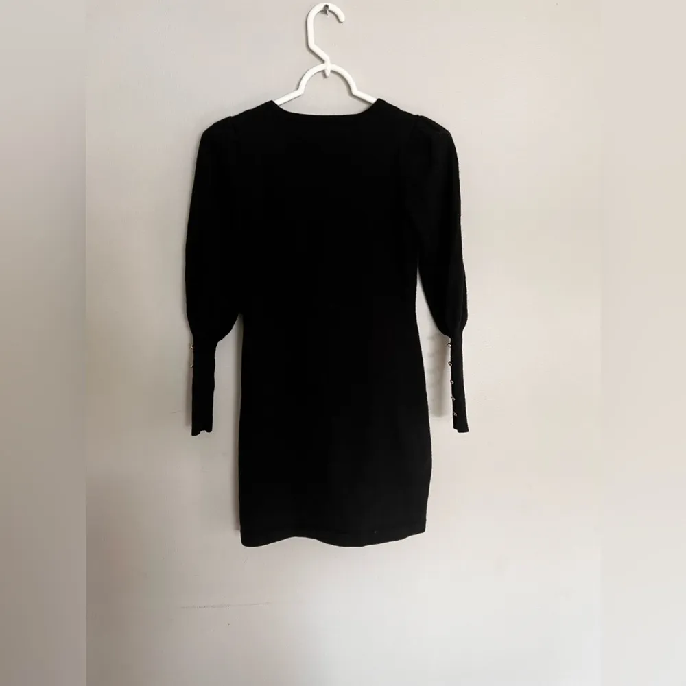 Lily Pulitzer Bambrey Wool Black Long Sleeve Sweater Dress Size XS - Image 6