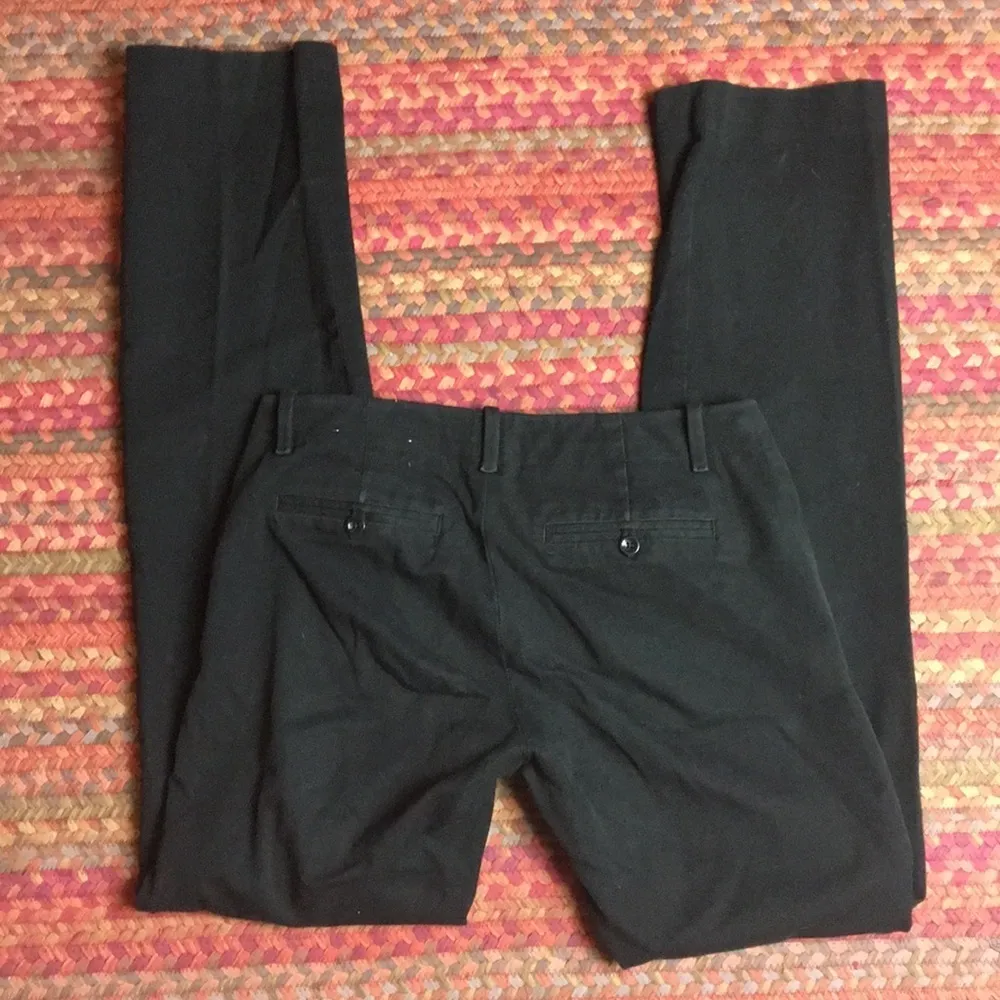 Gap BLACK  TRUE STRAIGHT DRESS WORK PANTS - Image 7