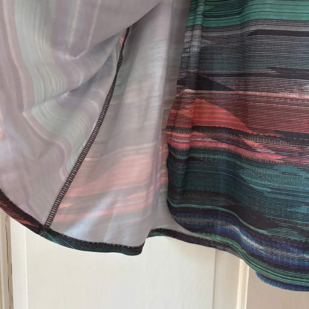 prAna 293621 Women's Fiefer Skirt Granite Bonita Size XS Striped Sourthwestern - Image 6