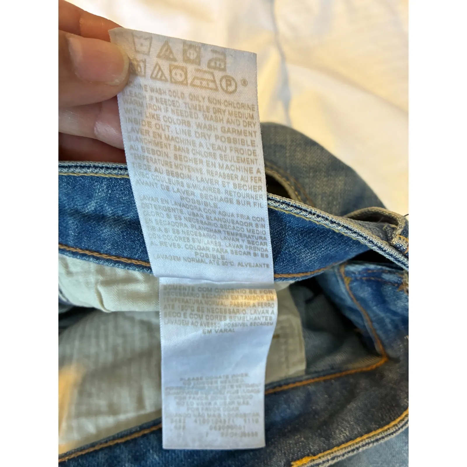 Levi's Bootcut Jeans Classic Fit Bold‎ Curve Denim Blue Women's Size 28/6 - Image 7