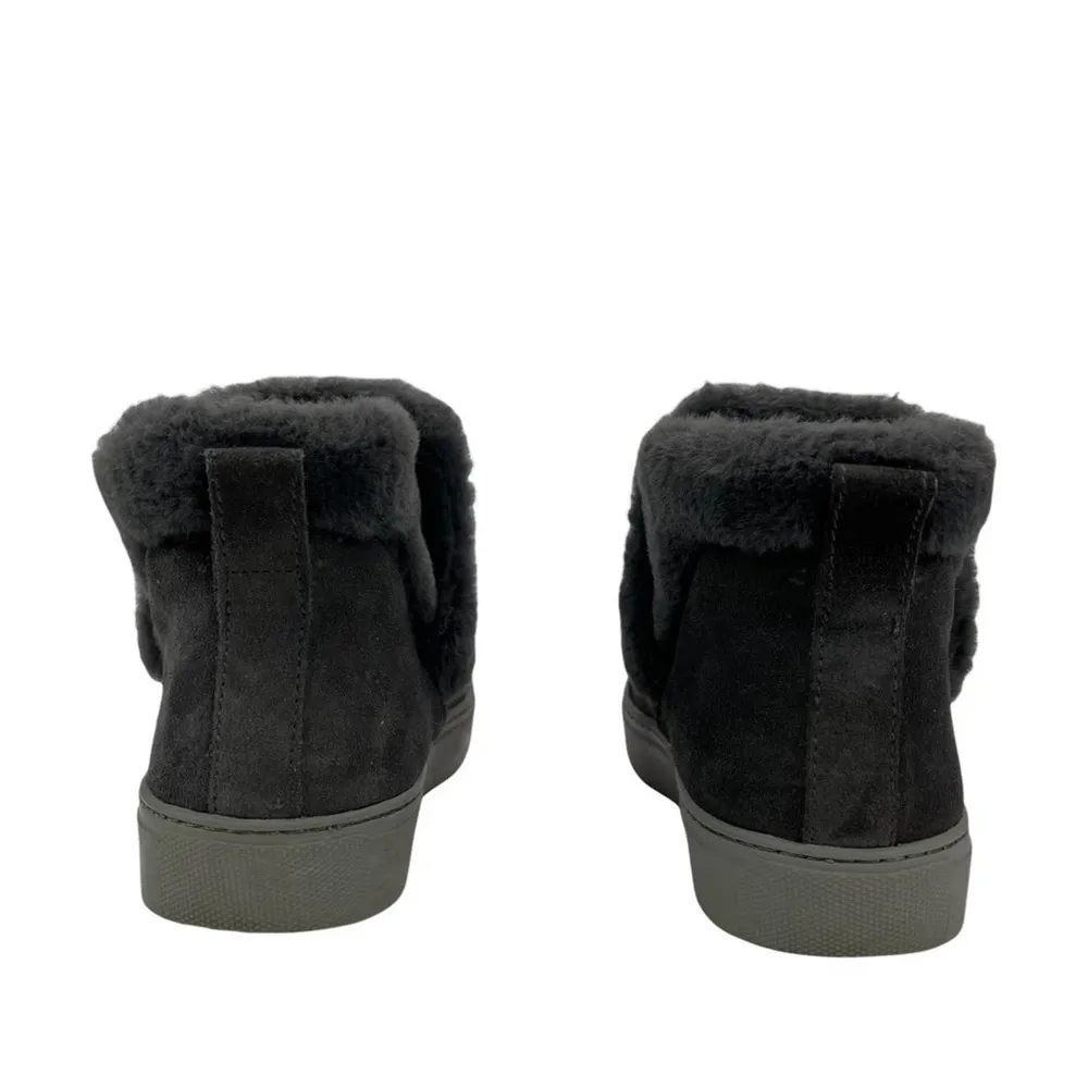 COUGAR Womens Duffy Faux Fur Trim Waterproof Gray Suede Ankle Sneakers Bootie 7 - Image 8