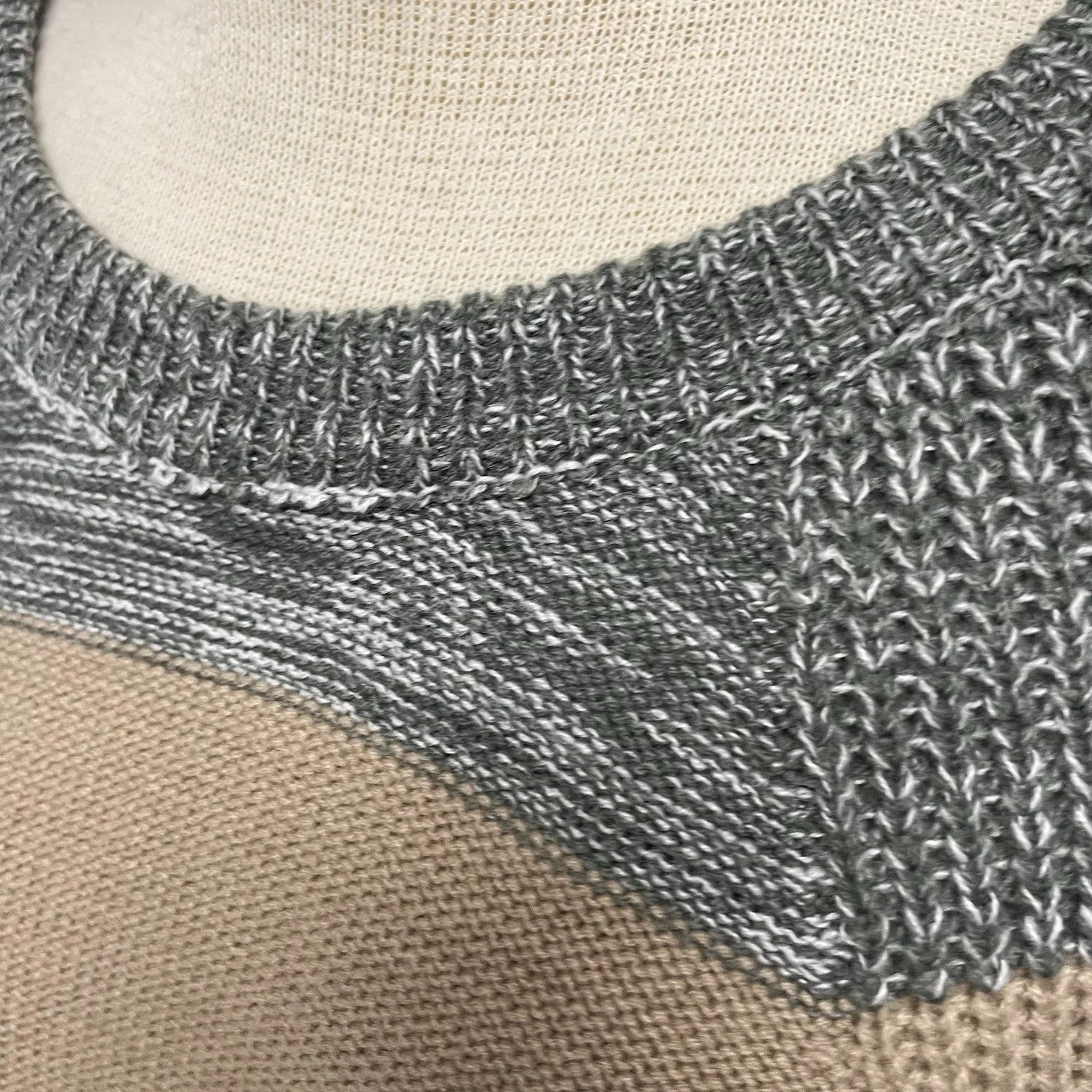 Lularoe Lauren NEW Sweater Dress Striped Knit Colorblock Fall Fashion Minimalist - Image 4