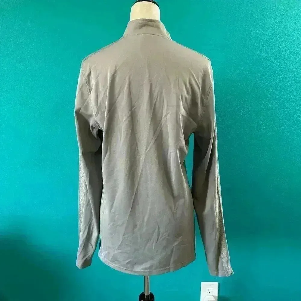 Gymshark Women's Training Zip Up Jacket In Gray Workout Running Light Size M - Image 3