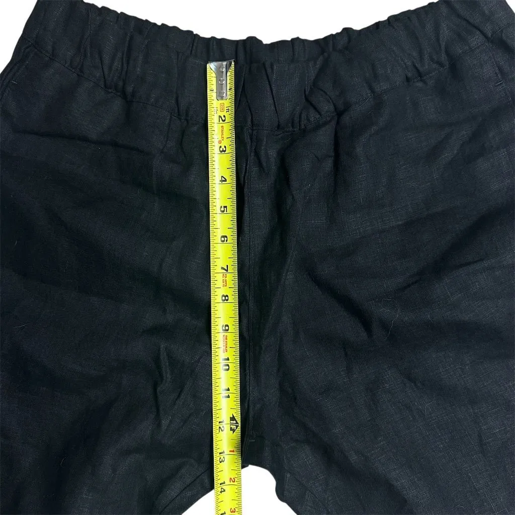 NWOT American Giant Women's Black Linen Pants Size XL Wide Leg Summer - Image 10