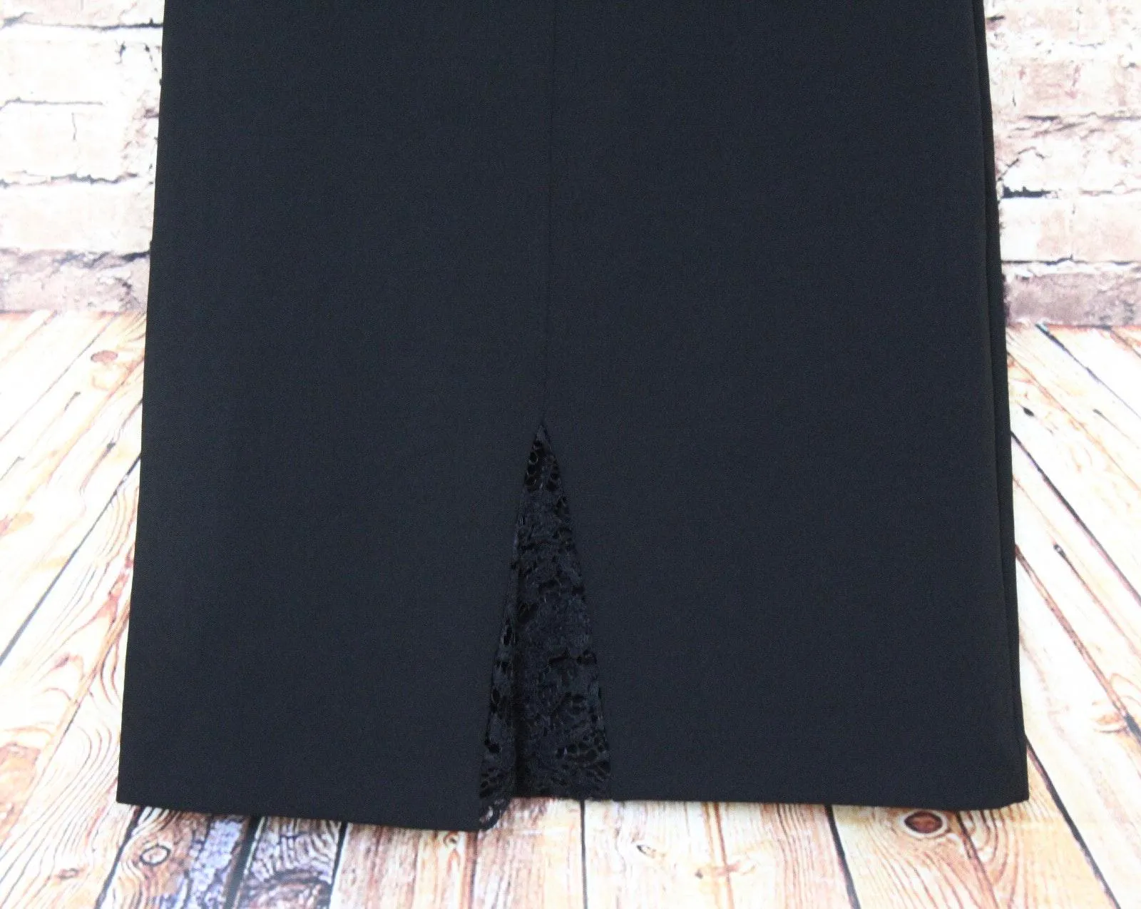 Betsy Johnson | Black Lace Cap Sleeve Dress   - Image 5