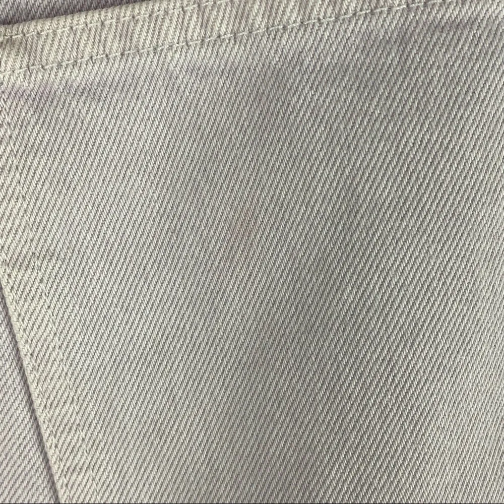 MADEWELL Rigid Denim A-Line Raw Hem 100% Cotton Marble Lilac Mini Skirt Size 32 - Image 7