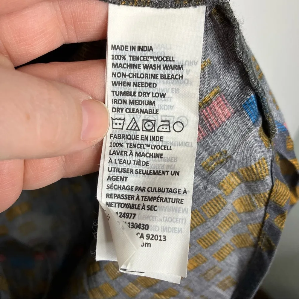 Prana Elsie multicolored top v-neck size medium‎ - Image 7