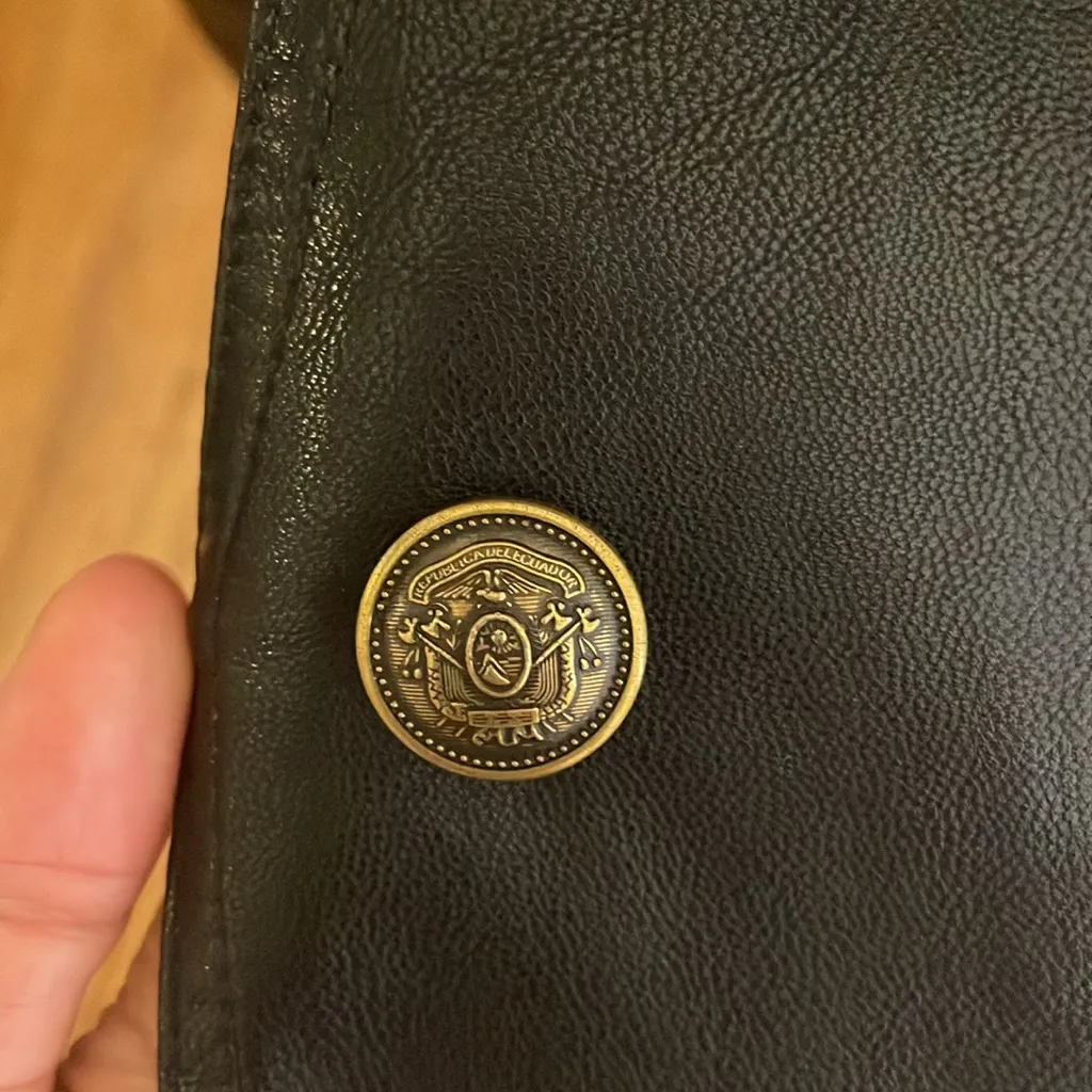 Black Urban Outfitters Faux Leather Lace-Up Biker Vest Gilet Size XS - Image 4