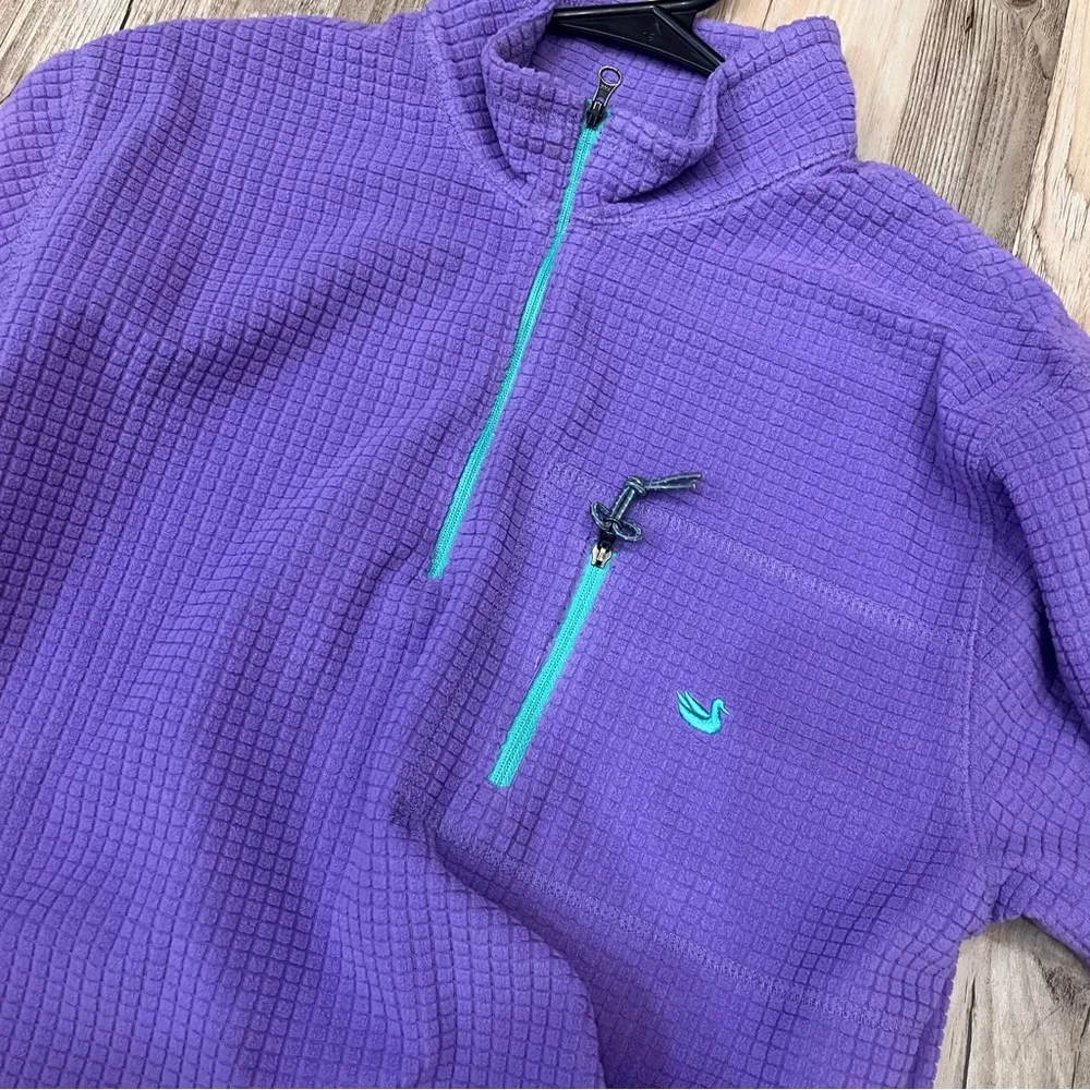 Southern Marsh Fieldtec Dune Pullover Purple Bihimi Green size small - Image 7