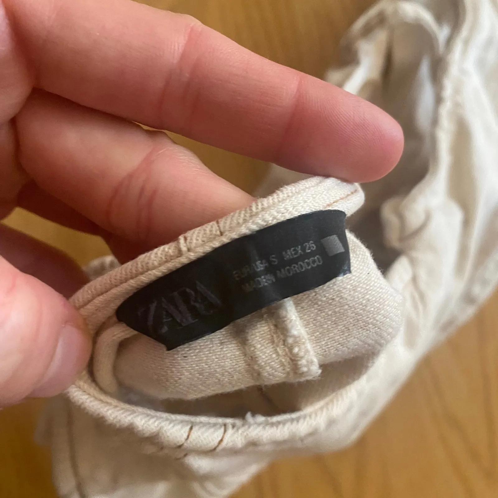 ZARA Beige Halter Button Up Vest Top Womens Size XS Forest Fairy Neutral - Image 5