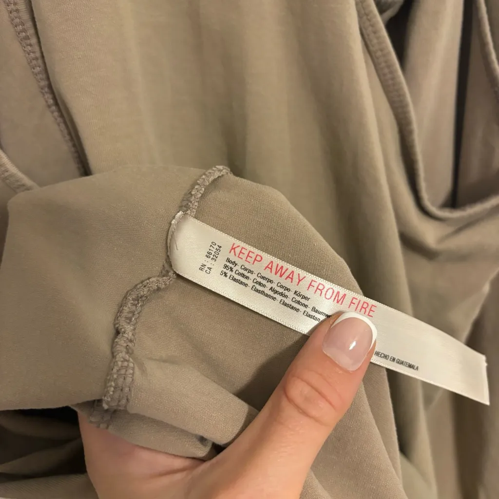 Free People Movement Hot Shot Mini Dress Tan Size XL - Image 4