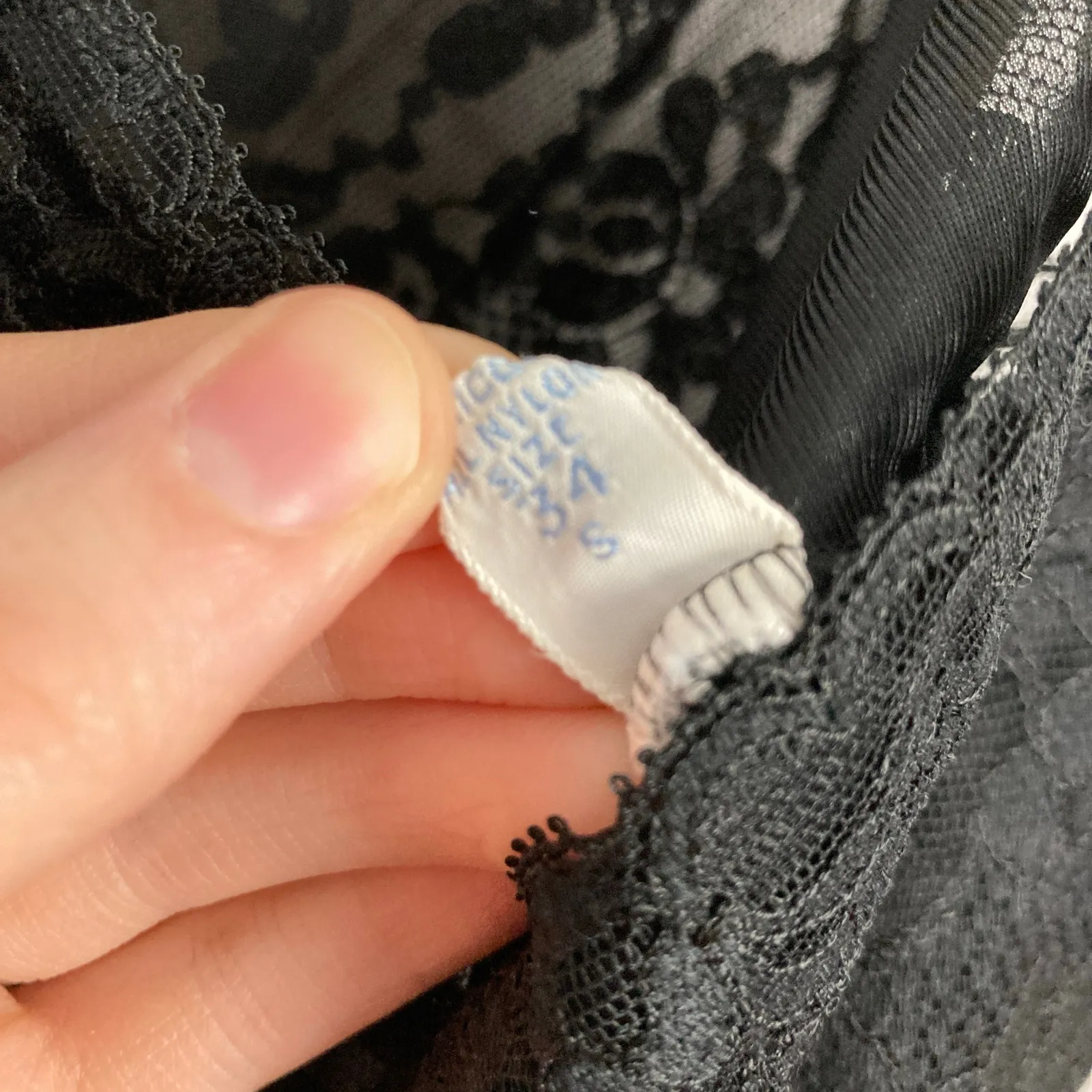 VTG Vanity Fair Womens S Black Lace Trim Slip Dress Coquette Romantic Feminine - Image 10