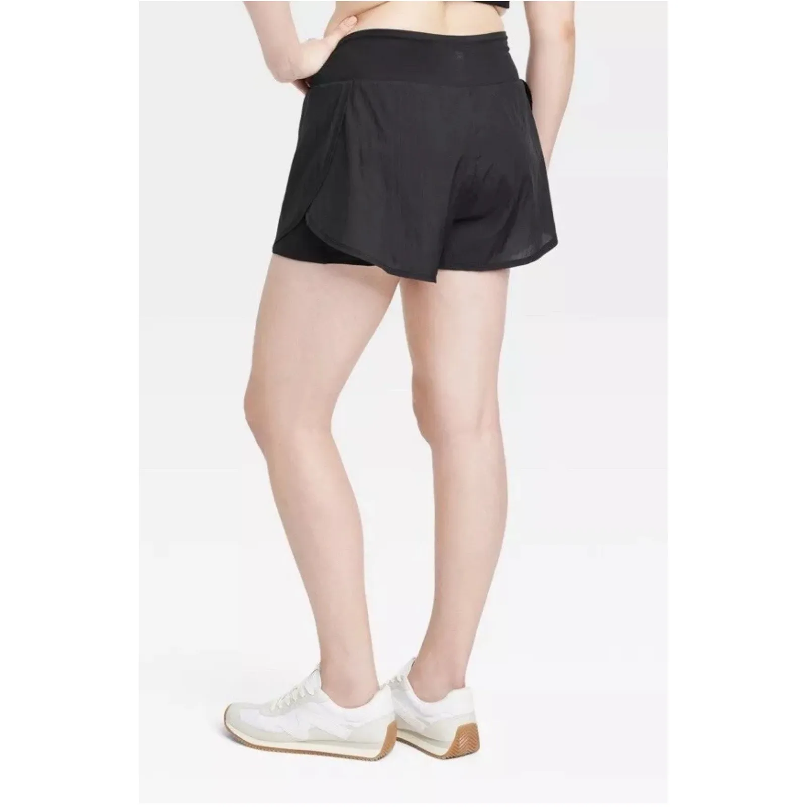 All in Motion Women's Size XXL High Rise 2 in 1 Run Shorts 3" - Image 2