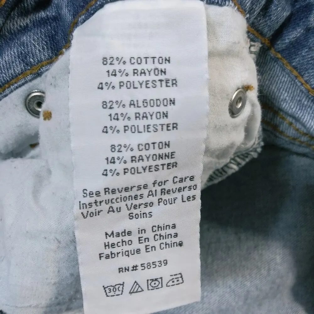 STS Blue Cheeky Frayed Hem Denim Shorts Festival Concert Size 29 - Image 8