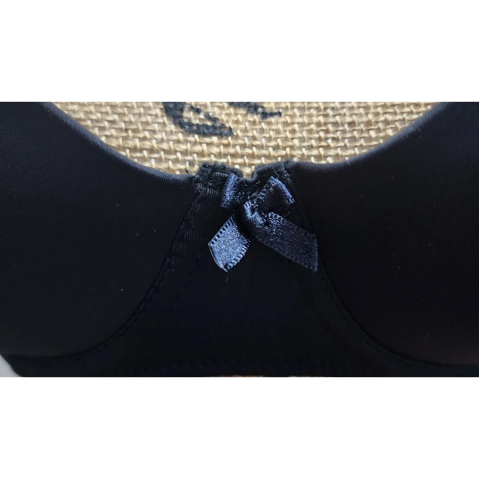 Tahari Black Strapless Sweetheart Neck‎ Bra with Bow Detail Size 34B - Image 2