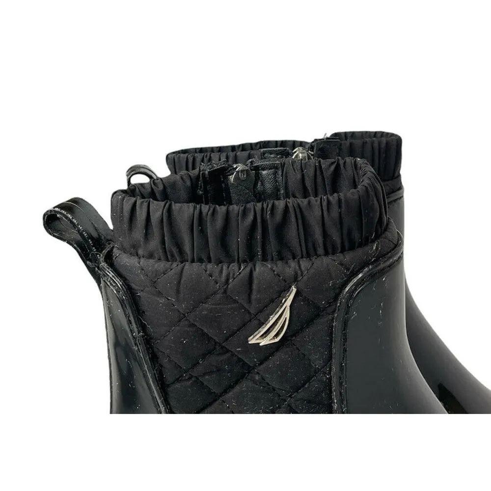 Nautica Sherlyn Womens Ankle Stringer Rubber Quilted Rain Boots Size 8 FU4340 - Image 2