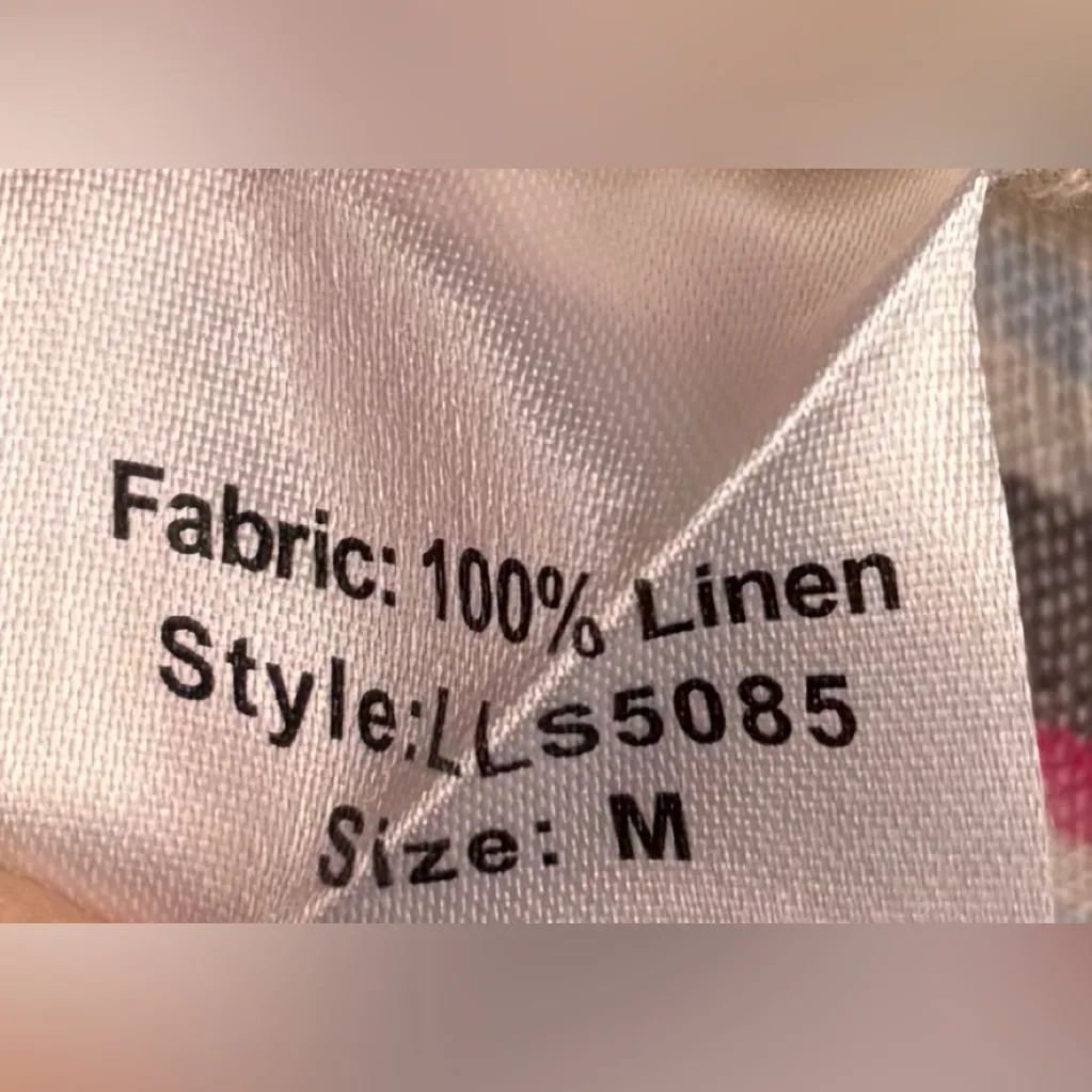 Elan  M Linen Vertical Striped Multicolor Pocketed Mini Dress - Image 8