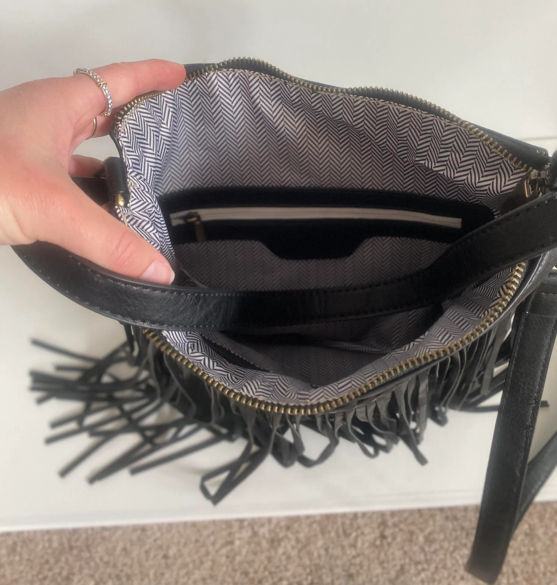 Black Tassel Purse - Image 2