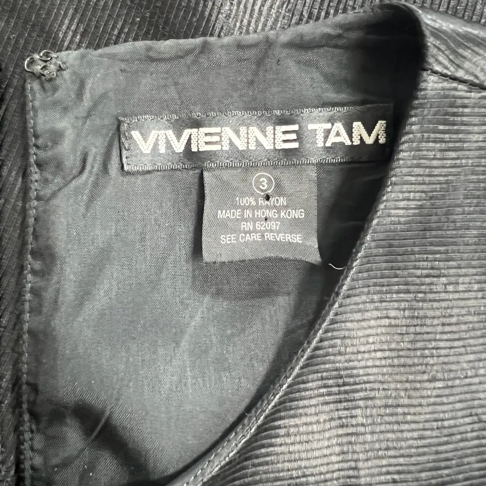 VIVIENNE TAM Black Sleeveless Cocktail Dress - Image 5