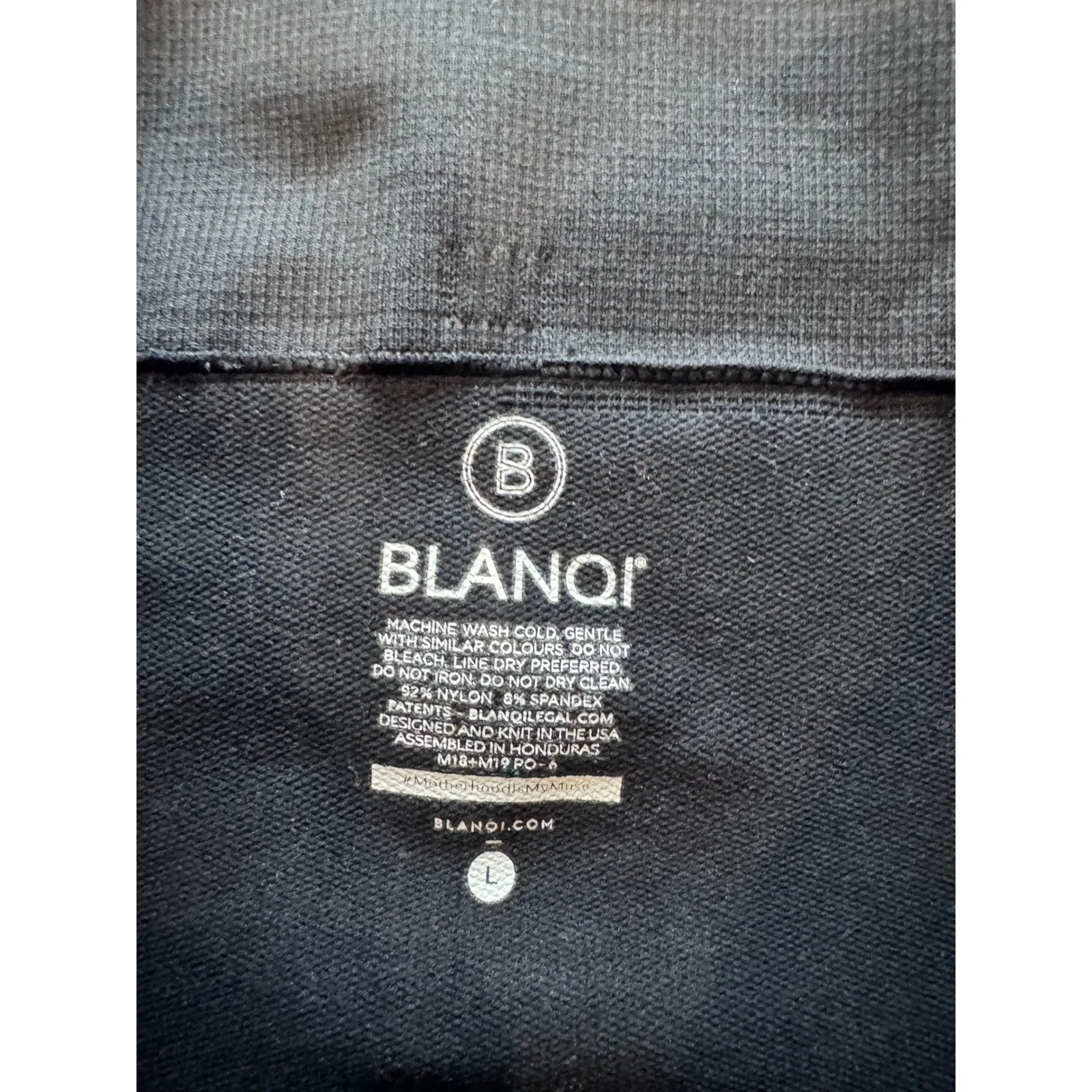 BLANQI Black Maternity Support Compression Leggings Size L Postpartum Full panel Size L - Image 3