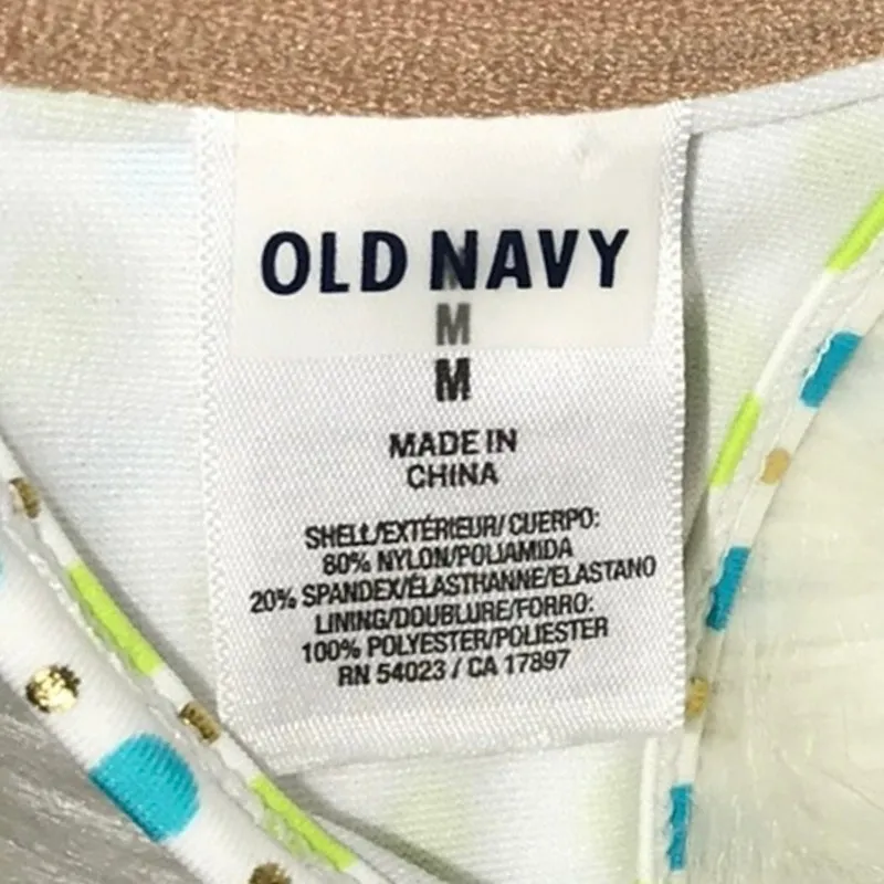 Old Navy Underwire Green Dots Bikini Top - Image 4