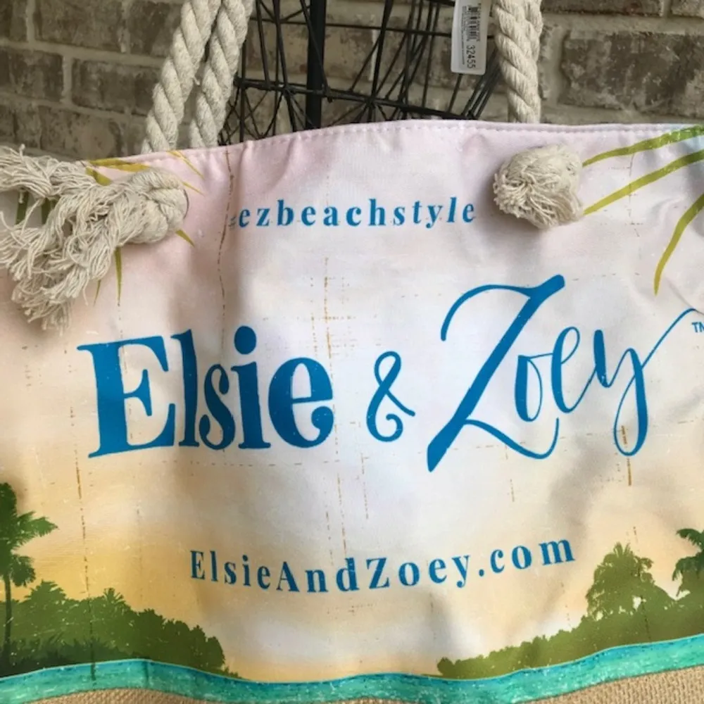 Beach Bag Shopping Farmers Market Tote Elsie Zoey - Image 6