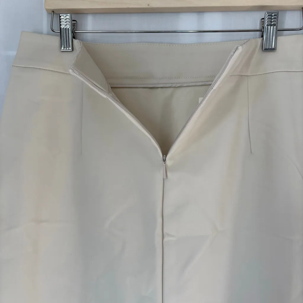 NWT Mango cream Paneled Maxi Skirt US 12 - Image 7