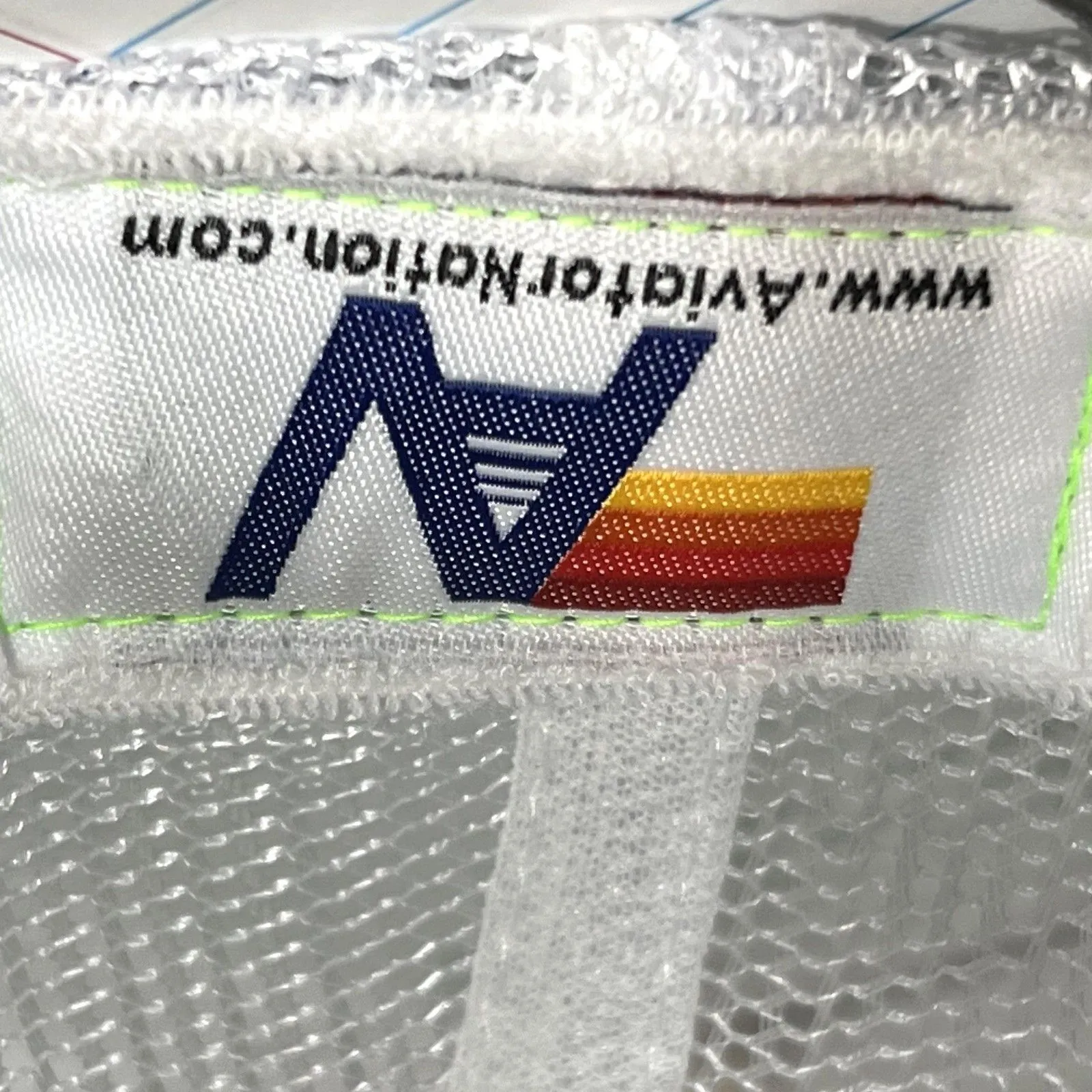 Aviator Nation Hat Cap Snap Back White Trucker Mesh AV Patch Retro Womens - Image 5