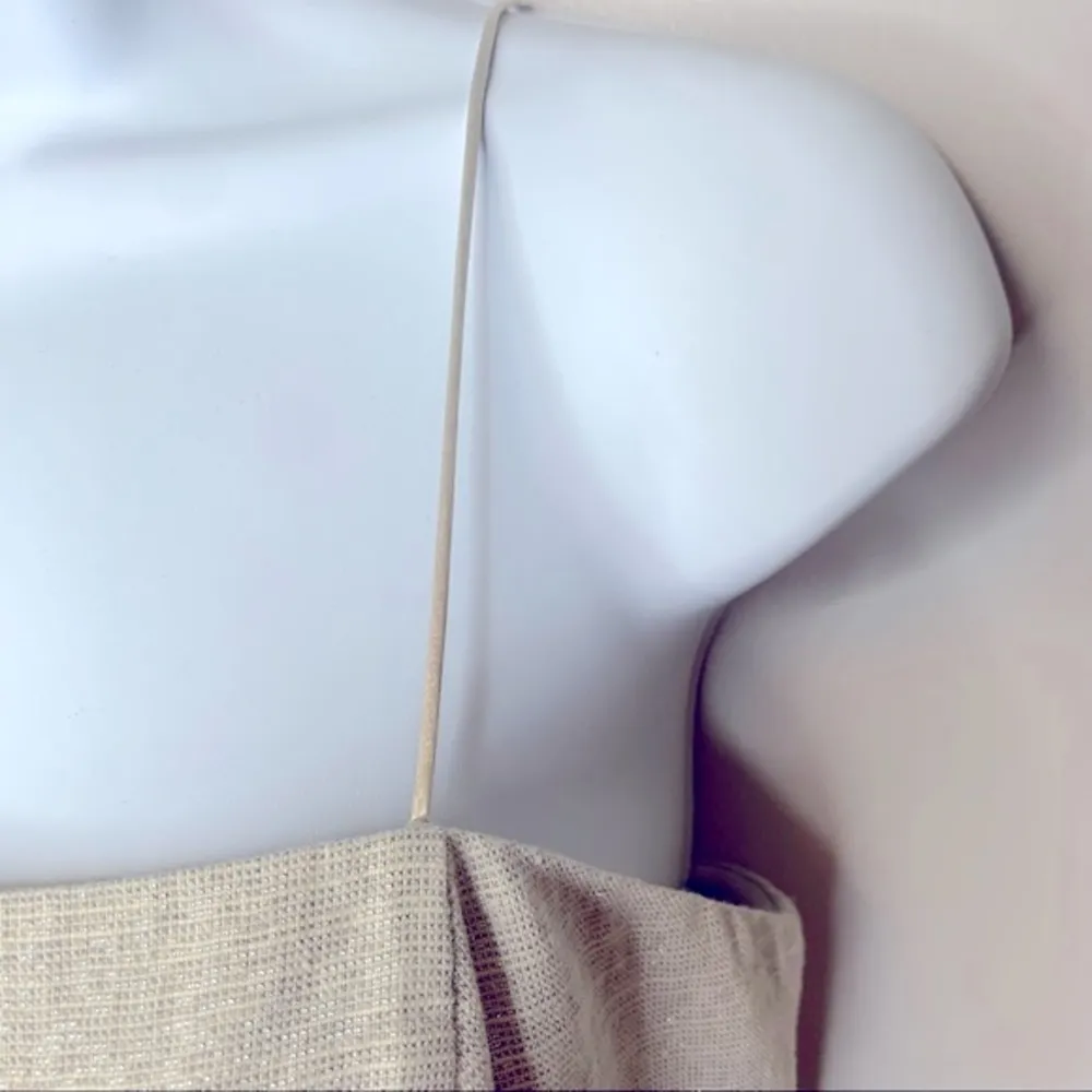 LOFT Tan Beaded Dress - Image 5