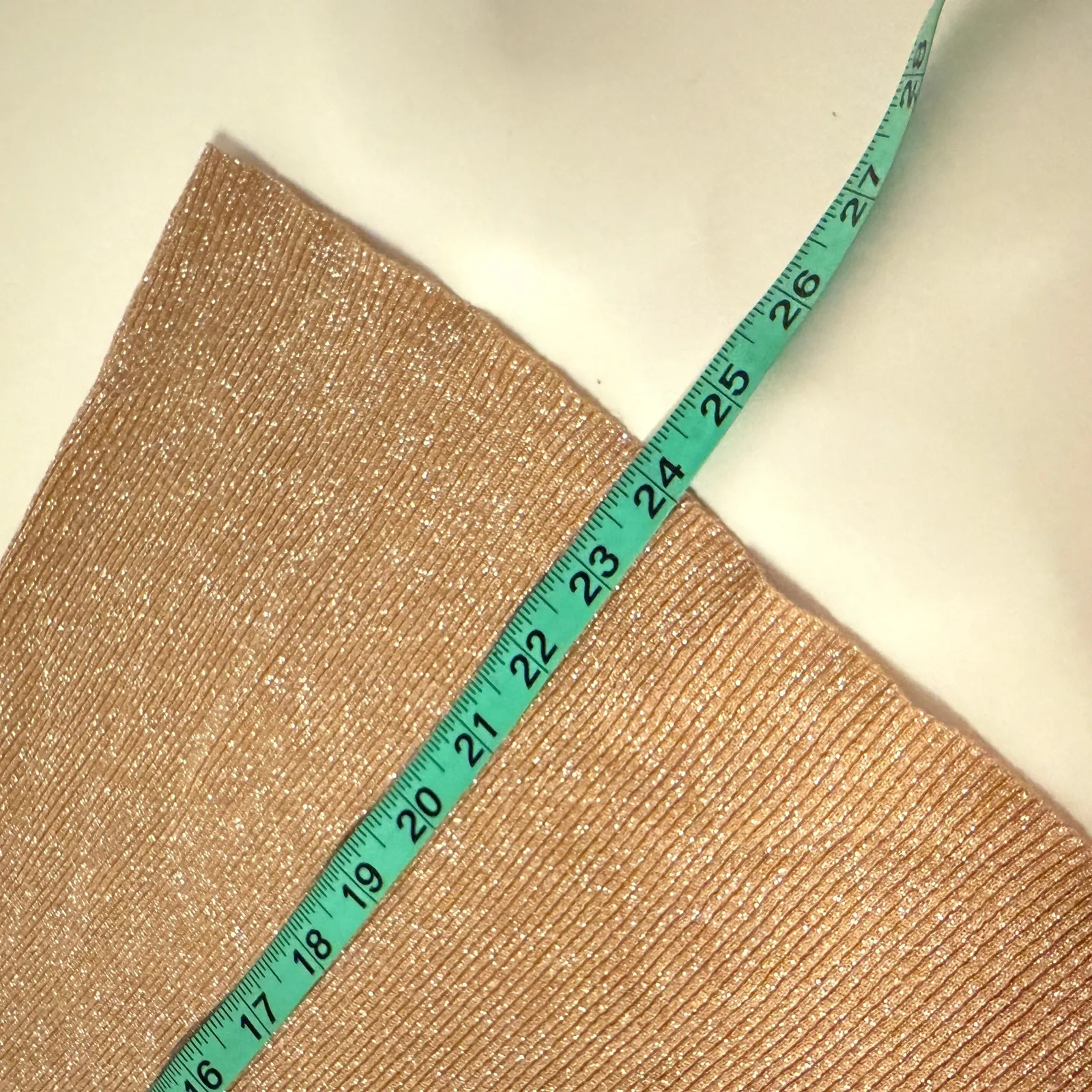 August Silk Bejeweled Neck Metallic Ribbed Sweater Size Med Shimmer Glam Sparkle - Image 5