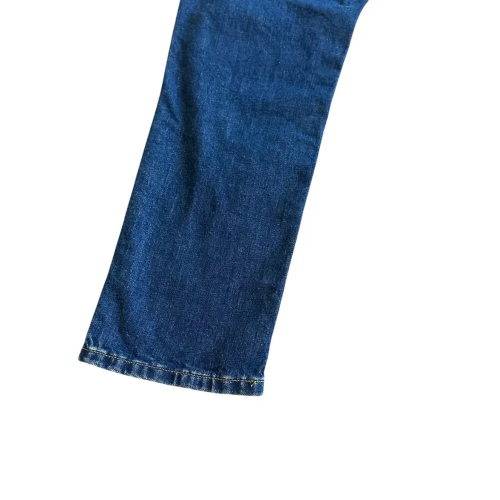 Everlane The Curvy Cheeky Jeans Dark Wash Straight Leg Organic Cotton Size 29S - Image 9