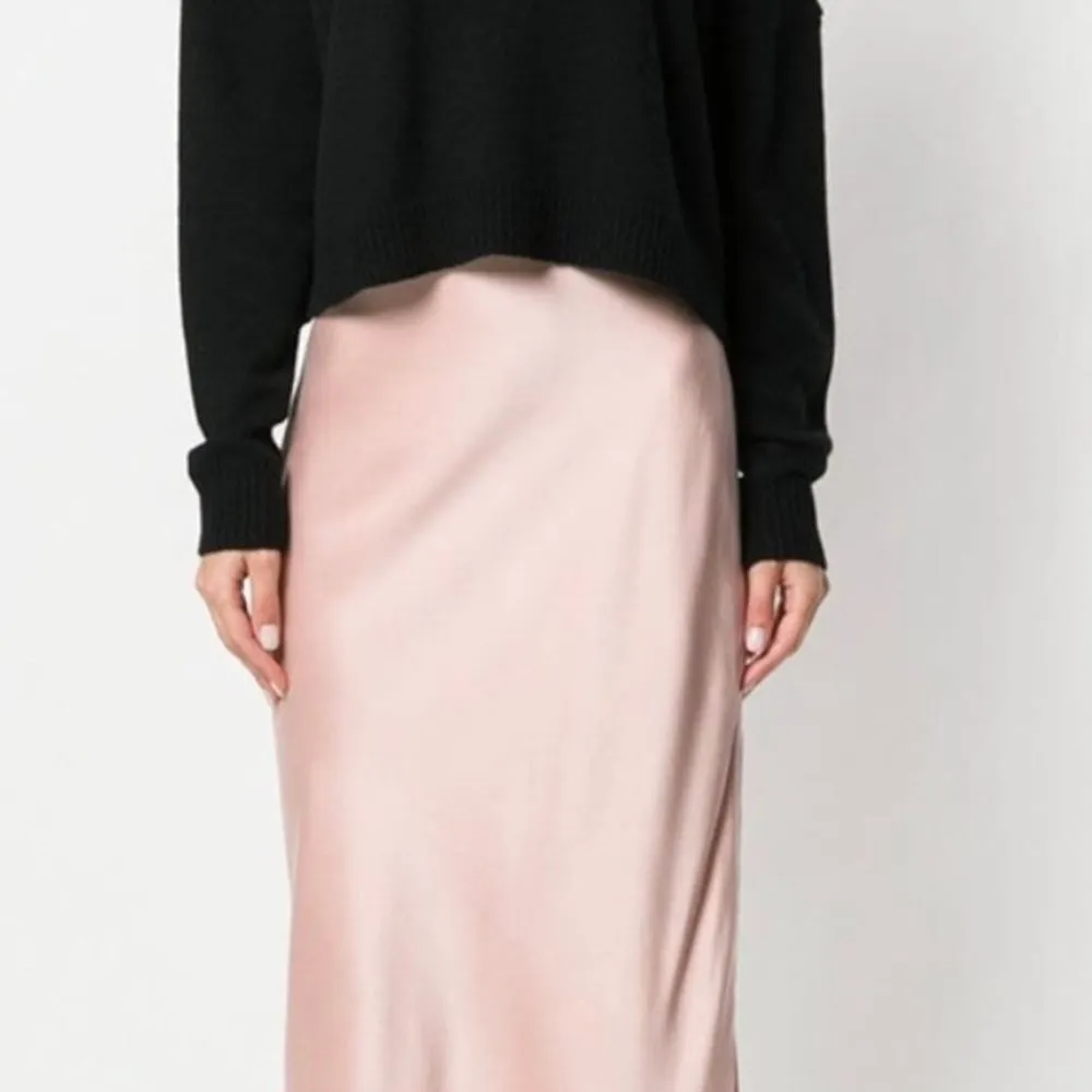 Theory 100% Silk women's Slim Pull-on midi Skirt size XS - Image 3