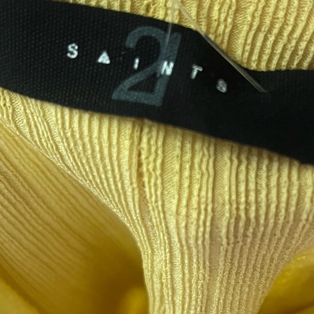 💝Yellow sleeveless neck bodysuit💝 Size M - Image 3