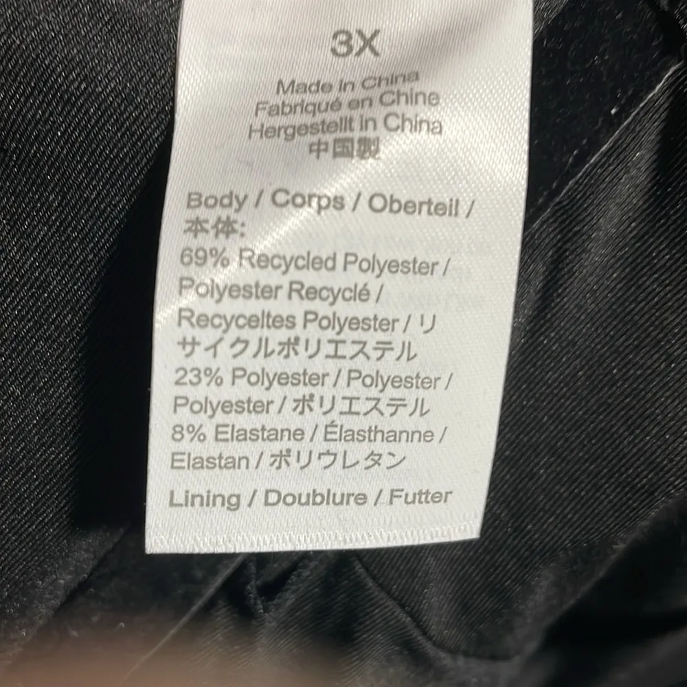 J Crew Textured Bikini Top Sweetheart Convertible Straps. Black 3X(22) NWT - Image 5